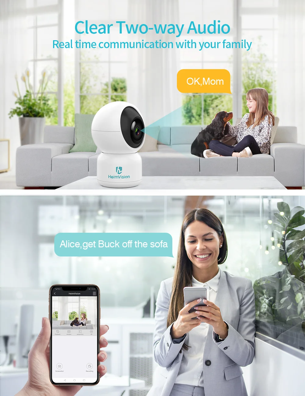 HeimVision HMB03MQ 1080P IP Камера Wi Fi Беспроводной наблюдения топливный фильтр грубой