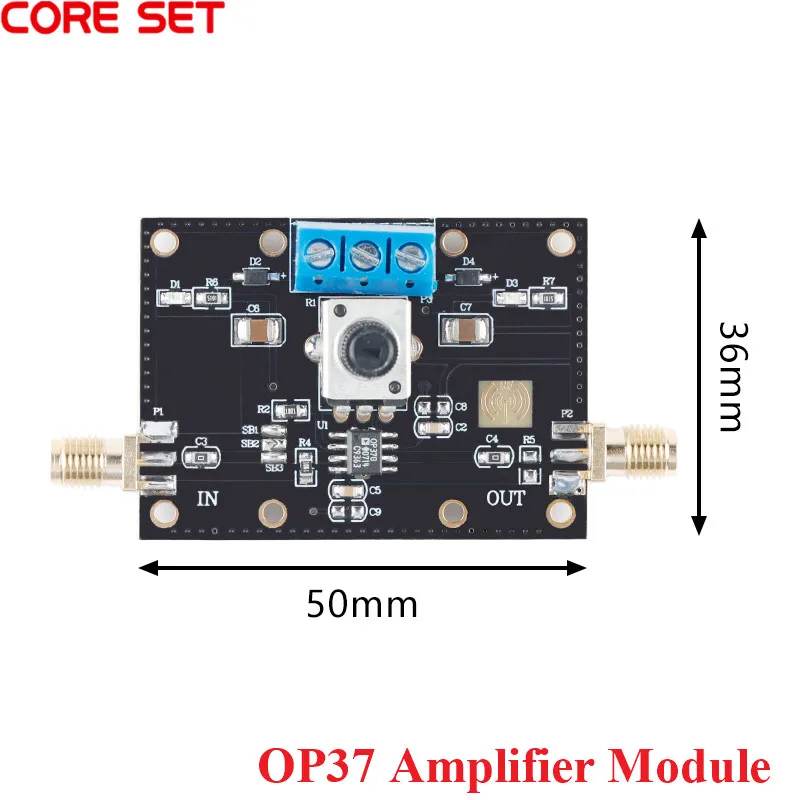 

OP37 Operational Amplifier Module Low-noise High-precision Temperature Drift 0.4μV/℃ Open Loop Gain 117dB OP AMP New