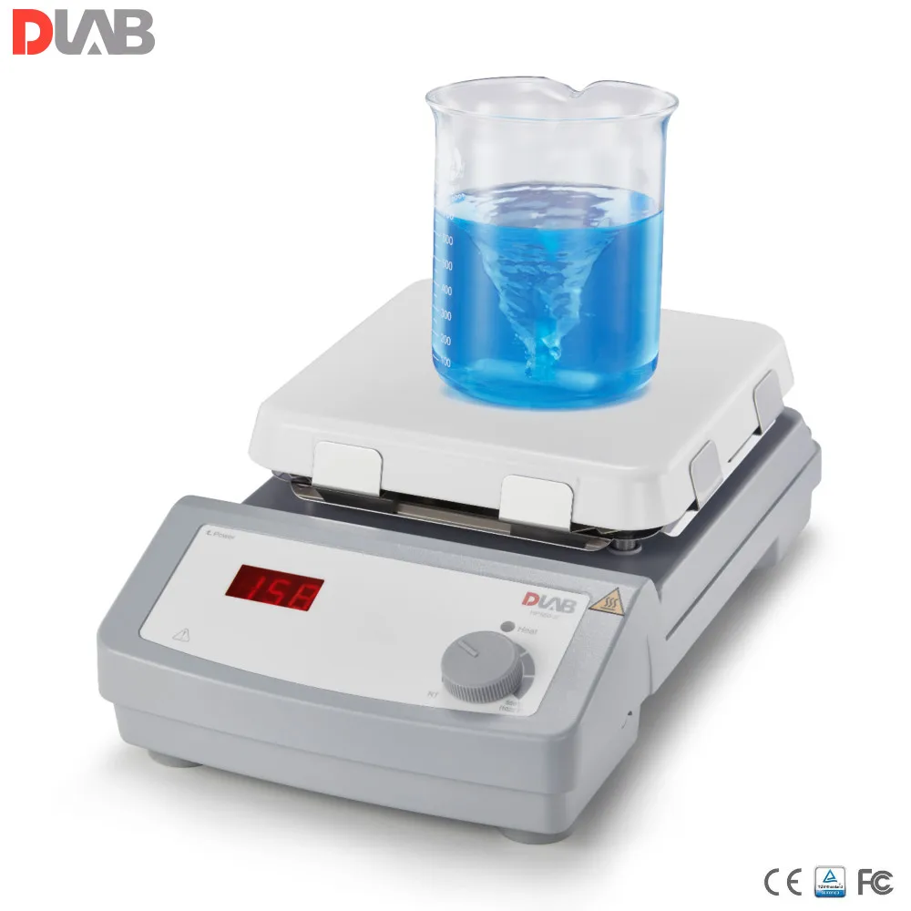 

LED Hotplate LED Digital 7 inch Square Glass Ceramic Hotplate Dlab HP550-S Heating Temperature Up To 550 Celsius Degree