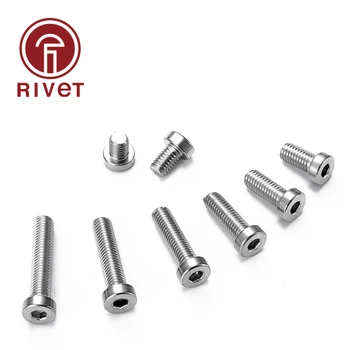 

M6 M8 M10 M12 A2-70 Stainless Steel 304 DIN7984 Hex Hexagon Socket Thin Low Short Profile Head Allen Cap Screw Bolt 50/100 PCS