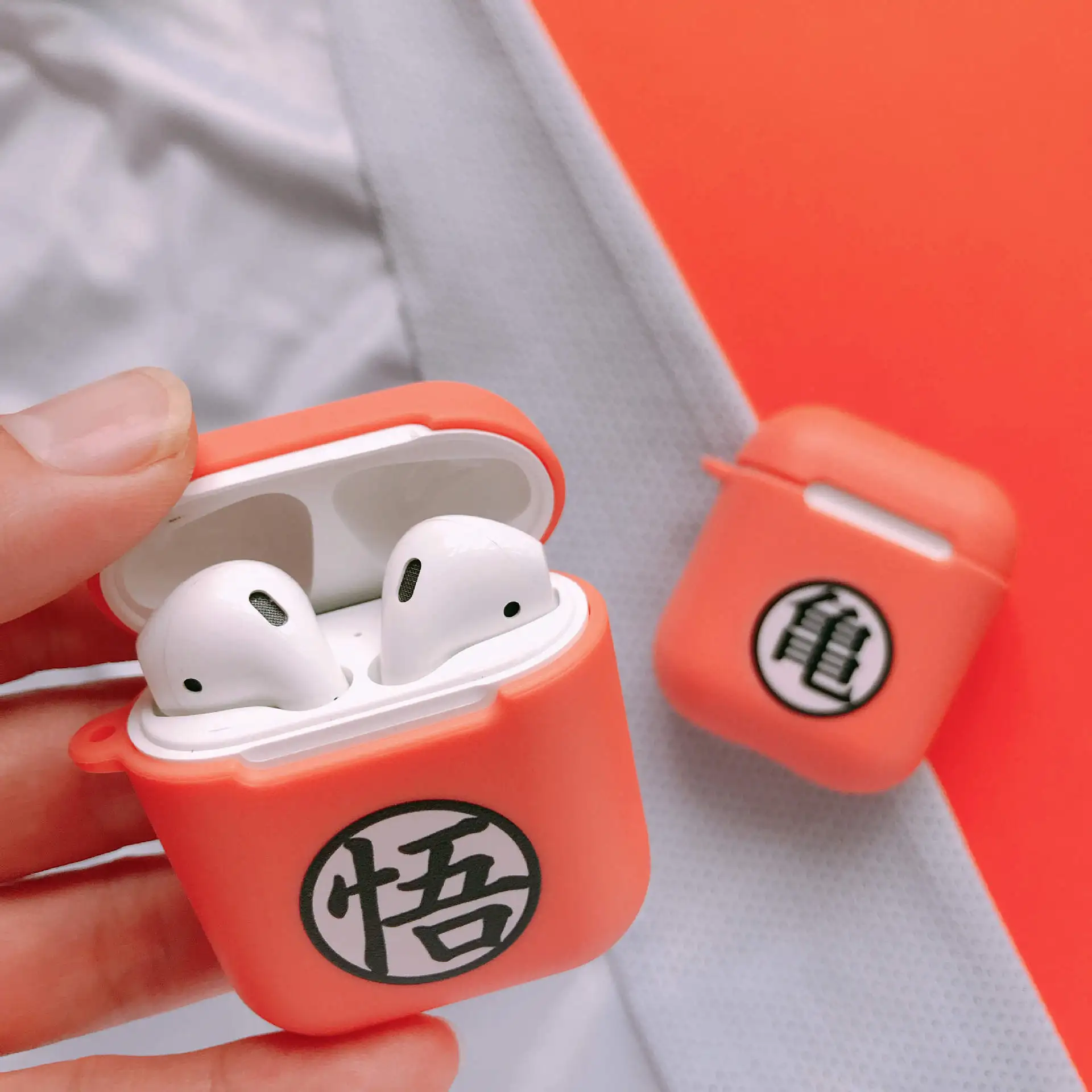 Мягкий силиконовый чехол Dragon Ball для Apple Airpods 2, беспроводные наушники с Bluetooth, чехол для наушников