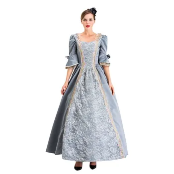 

Vestidos Women Vintage Mediaeval Mysterious Lace Gothic Dress Gorgeous Swing Dress Платье женское שמלה לבנהkate middleton dress