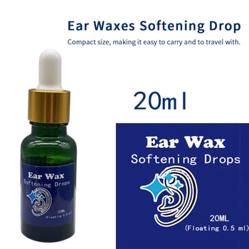 

20ml Mini Compact Salon Cleaning Tools Home Practical Easy Clean Multifunction Essence Oil Liquid Ear Waxes Softening Drops