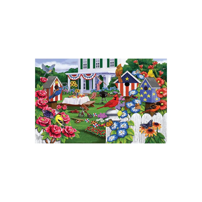 

5D DIY Diamond Painting USA House Garden Flower Landscape Diamond Embroidery Rhinestone Mosaic Office Home Decor Picture Gift