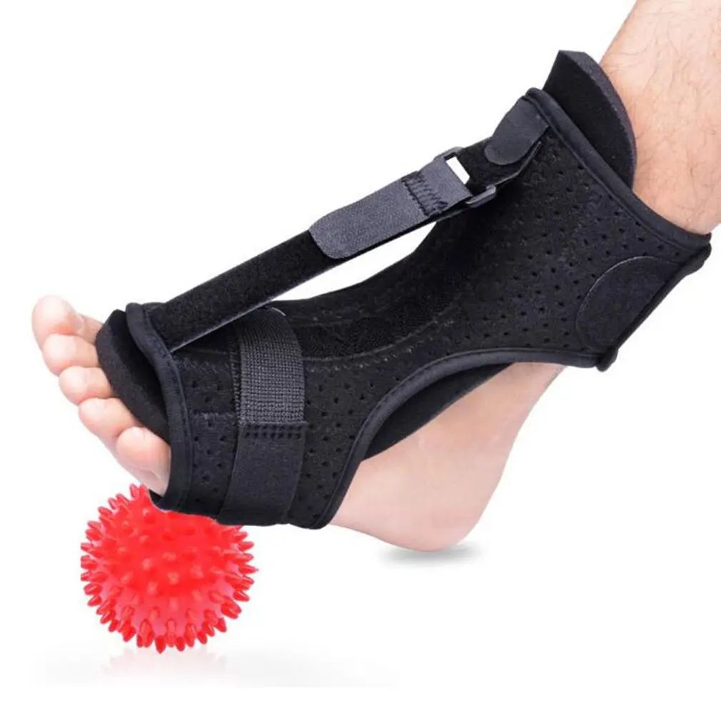 Upgraded Plantar Fasciitis Night Splint Brace Adjustable With A Massage Ball Arch Foot Pain Support | Красота и здоровье