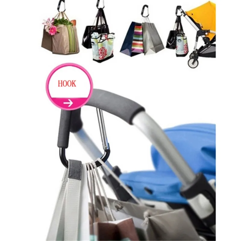 Baby Mutiple Stroller Accessories Hook Stroller Organizer Shopping Hooks Pram Hanger For Baby Car Buggy Accessoire Poussette baby stroller accessories box