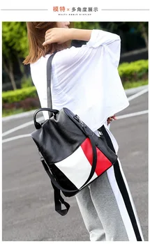 

2020 new women's shoulder bag anti-theft school bag multifunctional double zipper large capacity leisure travel backpack