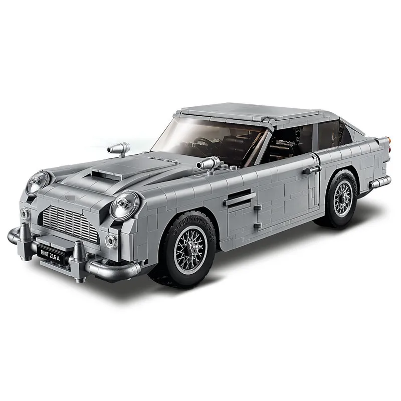 Creator James Bond Aston Martin DB5 007 GT спортивный автомобиль строительные блоки комплект кирпичи классическая модель фильма детские игрушки для детей подарок