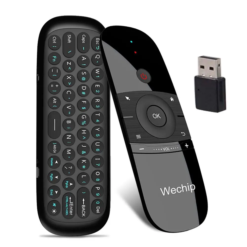 W1 2,4G Беспроводная клавиатура Air Mouse умный пульт дистанционного управления для Android TV Box PC|Комплекты мышь плюс клавиатура| | АлиЭкспресс