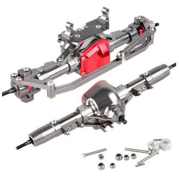 

1/10 RC Front and Rear Axle Alloy Straight Axle for 1:10 RC Crawler Car Axial SCX10 90046 90047 Upgrade Part