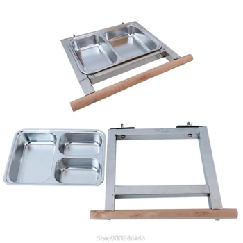 

Stainless Steel Bird Feeding Cups Food Water Bowl with Clamp Parrot Cage Feeding Dish Feeder for Pet Birds O29 20 Dropship