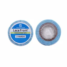 Качество 0,8 см* 3 ярдов Новая супер сильная синяя лента Двухсторонняя клейкая лента для наращивания волос/парик шнурка/парик Walker лента