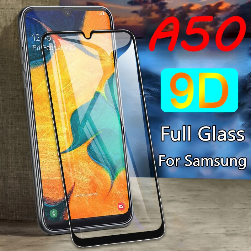 9D жесткий Стекло для samsung A50 A20e A2 Core закаленное Galaxy A70 A10 A20 A30 A40 A60 A80 A90 Экран
