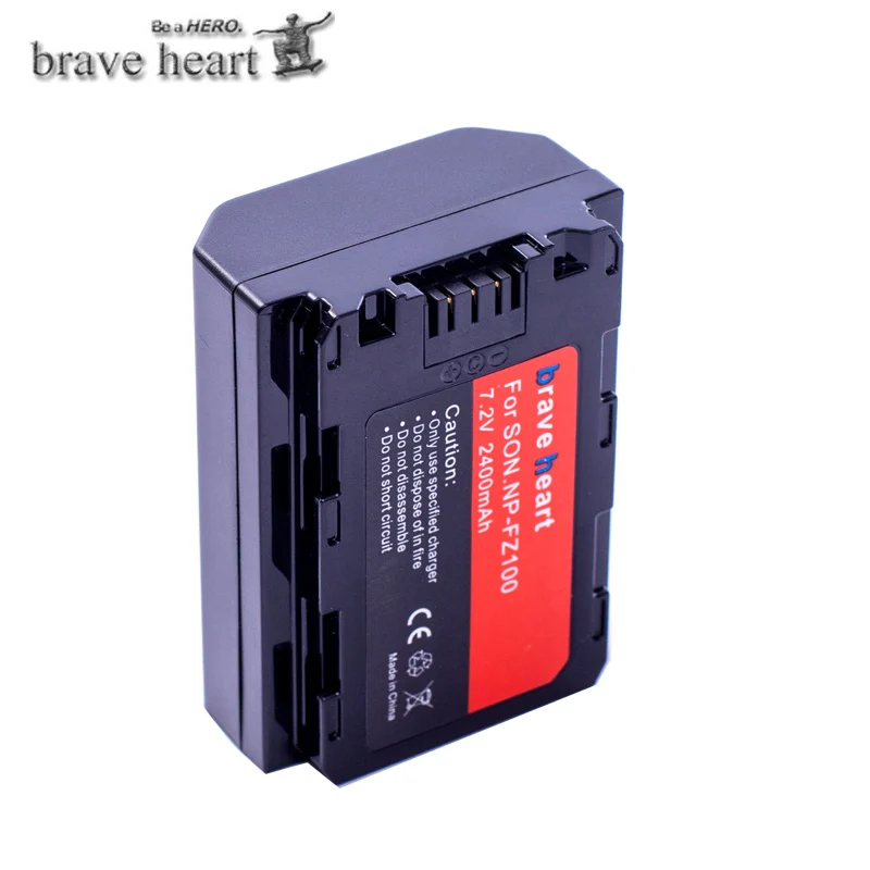 Новейший 2400mah rechargeable NP FZ100 литий-ионный аккумулятор для sony np-fz100, BC-QZ1, sony a9, a7R III, a7 III, Cameras камер - Цвет: battery only