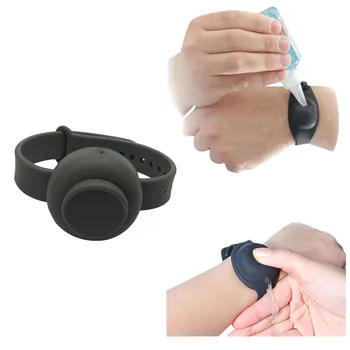 

3PC Hand Sanitizer Disinfectant Sub-packing Silicone Bracelet Wristband Hand Dispenser Wearable Hand Sanitizer Dispenser Pumps