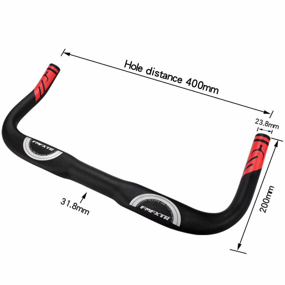 

Bicycle TT Handlebar Road Bike Rest Handlebar Dead Fly Racing TT Handlebar Bicycle TT Handle Bar Inner Routing 31.8x400mm