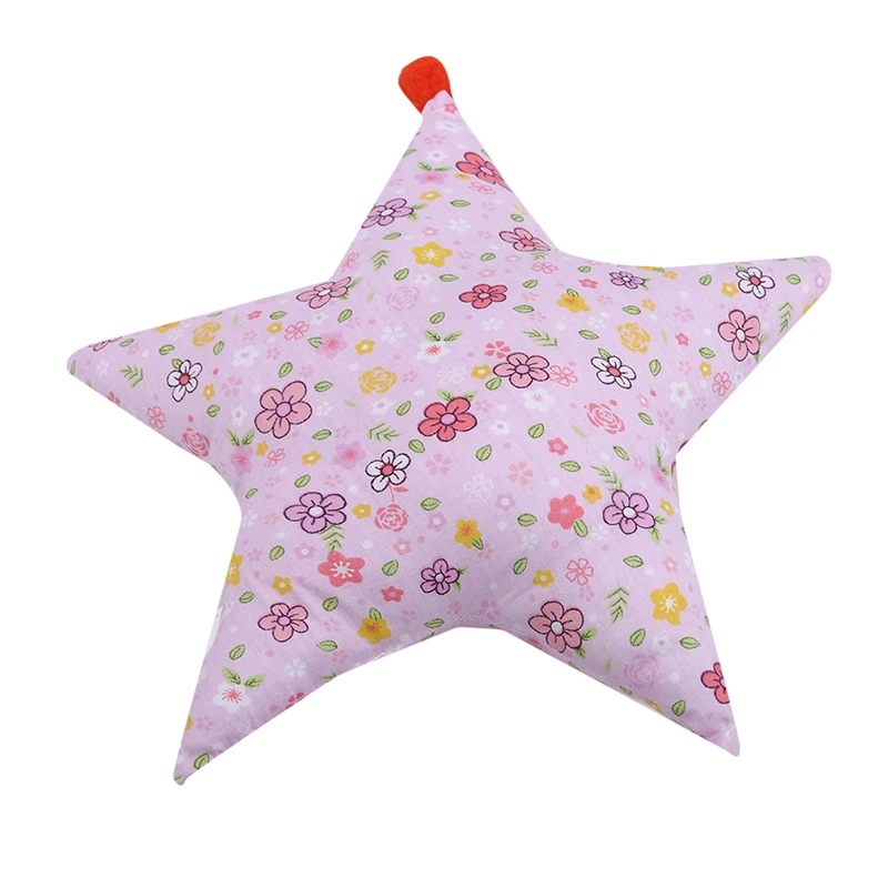 pink Star Shape Baby Pillows Head Support Multifunction Soft Pillow Cute Decorate Baby Comfort Sleeping Pillow For Newborn - Цвет: pink