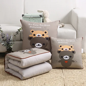 

New Design Multifunctional Vehicle Pillow And Quilt/Summer Quilt Cartoon Cushion Quilt/Foldable Pillow Cheap And Affordable CF