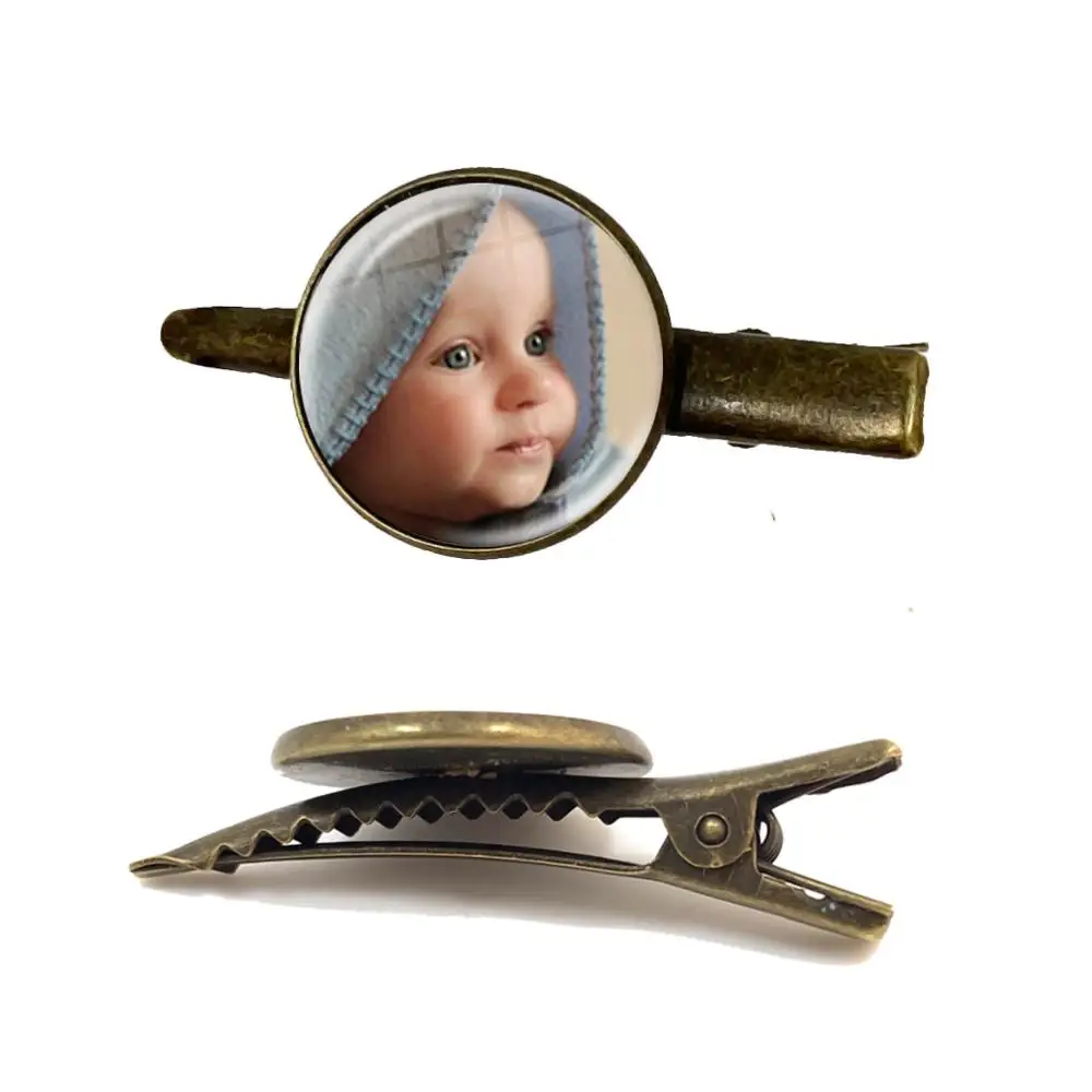 Personalized Custom Tieclips Mum Dad Baby Children Grandpa Parents Tie Clip for Male Gentleman Shirt Wedding | Украшения и