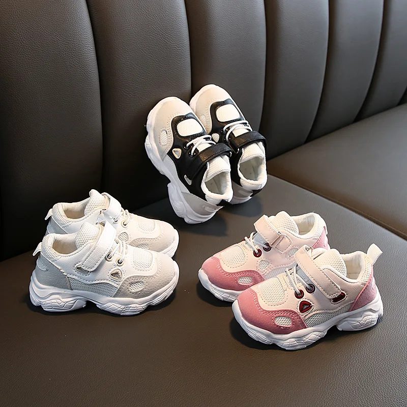 

autumn new arrivals soft bottom children's sneakers shoes for boys girls sports shoes breathabe casual baby girls shoes for kids