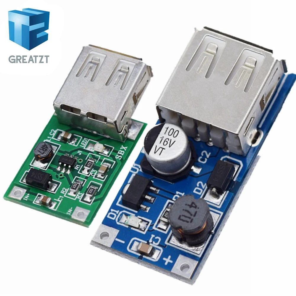 1 шт. 0.9 В ~ 5 до 600MA USB Выход зарядное устройство Step Up Мощность Модуль mini DC повышающий