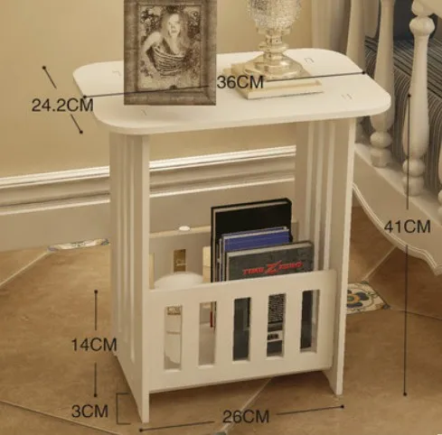 Домашний прикроватный столик мебель круглый журнальный столик 36x47x26 см для гостиной маленький прикроватный столик диван журнальный стеллаж маленький стол B562