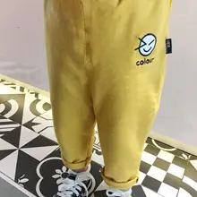 YYC Chen/детская одежда для мамы и малыша 123 года, детские свитера, штаны для мальчиков и девочек, детские повседневные штаны с большим низом Ver