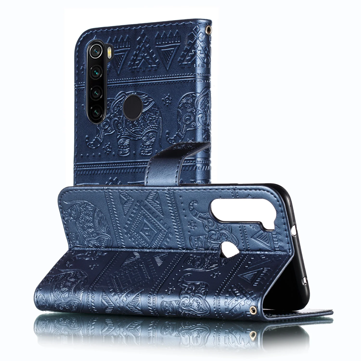 Чехол для Xiaomi Redmi Note 8 Note8 Pro, чехол с 3D рисунком из искусственной кожи, мягкий силиконовый чехол-книжка из ТПУ с отделениями для карт и магнитным бумажником