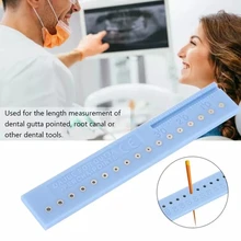 Règle de mesure du Canal radiculaire, outils dentaires, dentiste blanchiment, 1 pièce