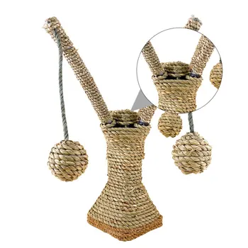 

Creative Tree Branch Pattern Cat Scratching Toy Sisal Claw Grinding Toy (Khaki)