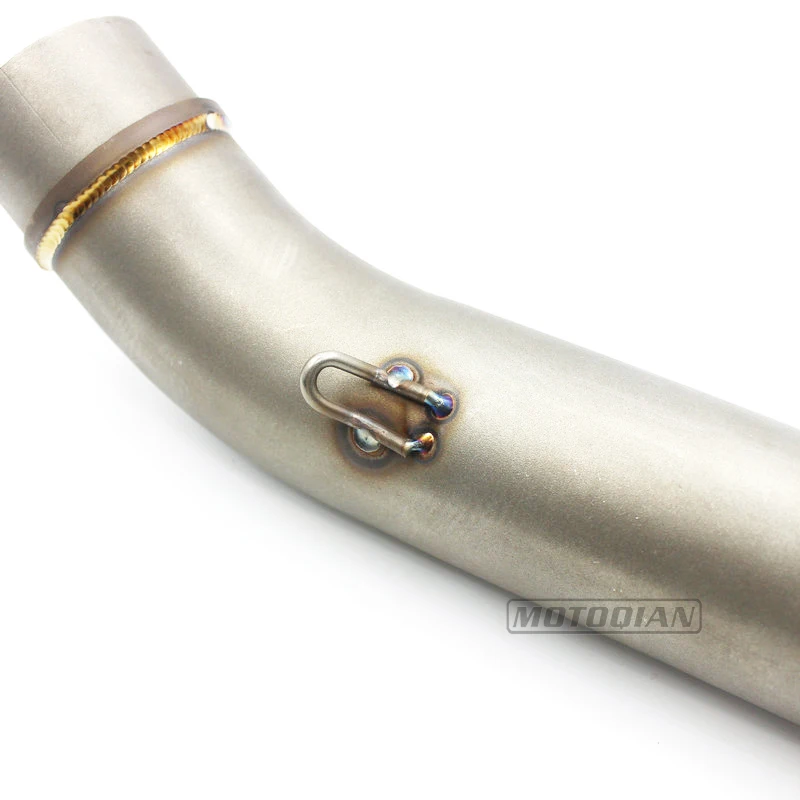 Для Kawasaki Z750 Z 750 2007-2012 2007 2008 2009 2010 2011 2012 мотоцикл 51 мм выхлопных газов среднего звена трубы Системы разъем