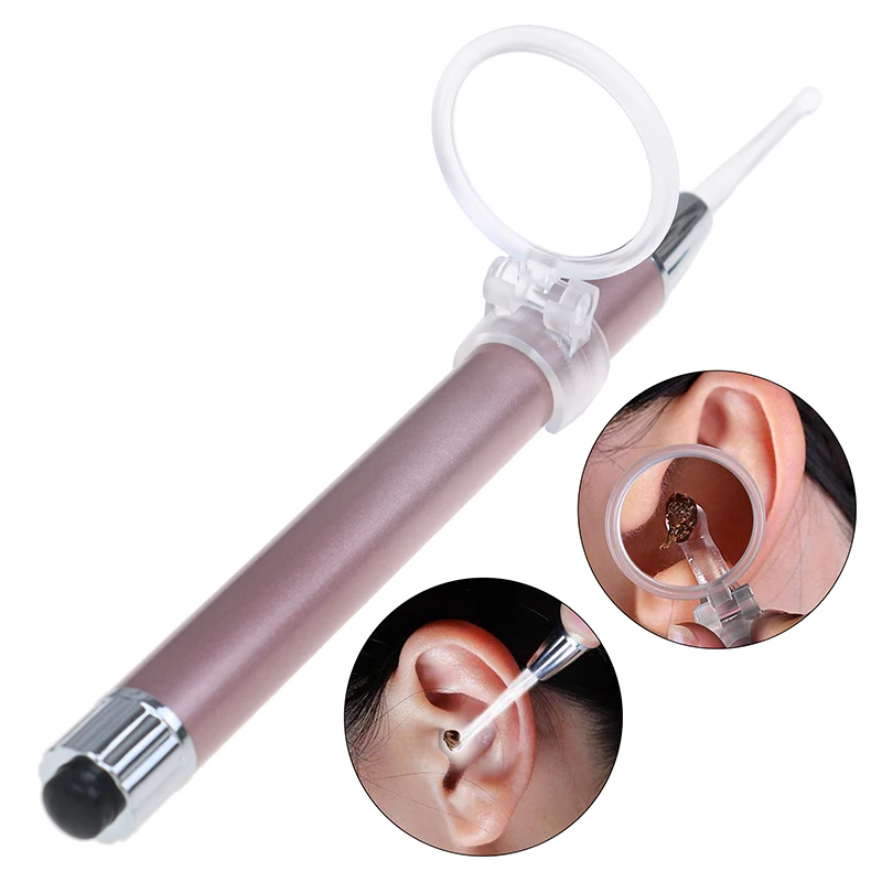 Baby Ear Cleaner Ear Wax Removal Tool Flashlight Earpick Ear Cleaning Earwax Remover Luminous Ear Curette Light Spoon Health Car