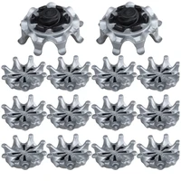 14pcs Golf shoes soft Spikes Pins 1/4 Turn Fast Twist Shoe Spikes Replacement Set golf training aids 1