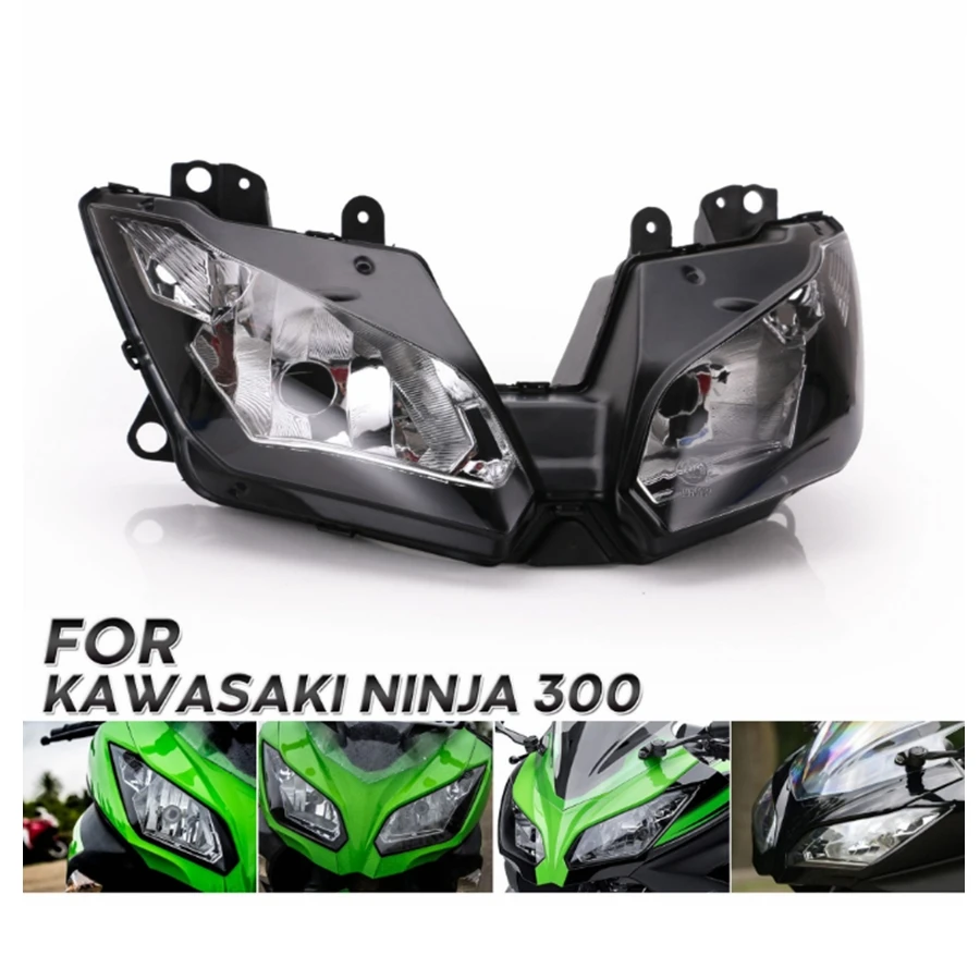 

For KAWASAKI Ninja 300 EX300 2013-2019 Motorcycle Front Headlight Head Light Lamp Headlamp Assembly Ninja300 2013 2014 2015 2016