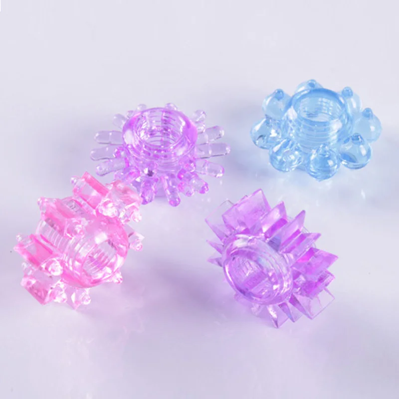 Erotic 1pc Stretchy Cock Ring Random Color Cockring Ejaculation Delay Penis Extension Sex Products Adult Toys for Men | Красота и