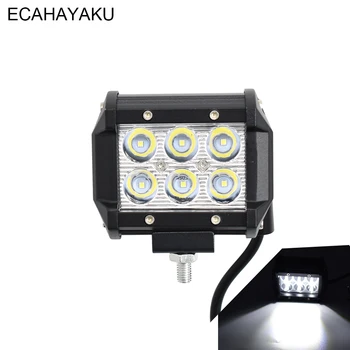 

ECAHAYAKU 40Pcs 4 inch 18W 6000k 12V Spot Pod Lights Led Work Light Bar Driving Lamps for Off-road Trucks SUV Jeep Tractors 4WD