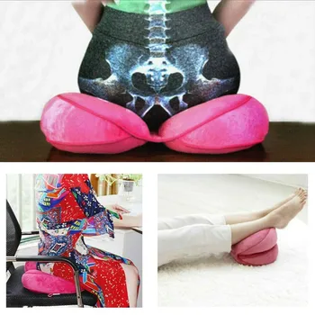 

Dual Comfort Seat Cushion Memory Foam of Hip Lift Seat Cushion Beautiful Butt Latex Seat Cushion Comfy for Home