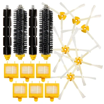 

16Pcs Bristle Brush Flexbile Beater Side Brush Hepa Filter Kit for IRobot Roombas 700 Series 770 780 790