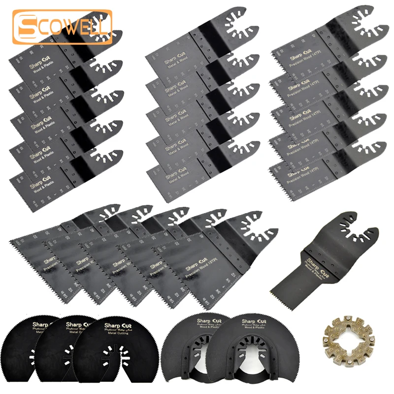 

30% Off Oscillating Saw Blades Wood Metal Cutting Plunge Blades 30% Off 27pcs Blade Multimaster Type Blade Plunge Saw Parts