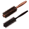 6 Types Straight Twill Hair Comb Natural Boar Bristle Rolling Brush Round Barrel Blowing Curling DIY Hairdressing Styling Tool 3