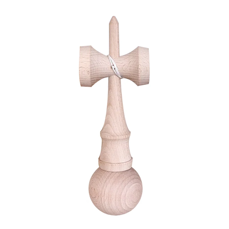 18 см простой деревянный шар Kendama для граффити DIY Неокрашенный бук Tama умелый