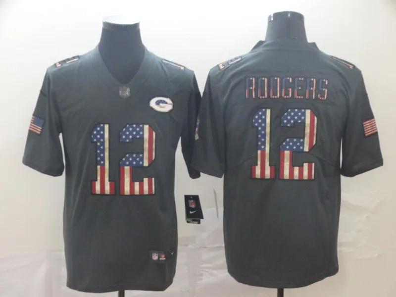 As photo Все сшитые мужские wo Мужские Молодежные Детские th Green Bay Aaron Rodgers 12 Джерси - Цвет: As photo