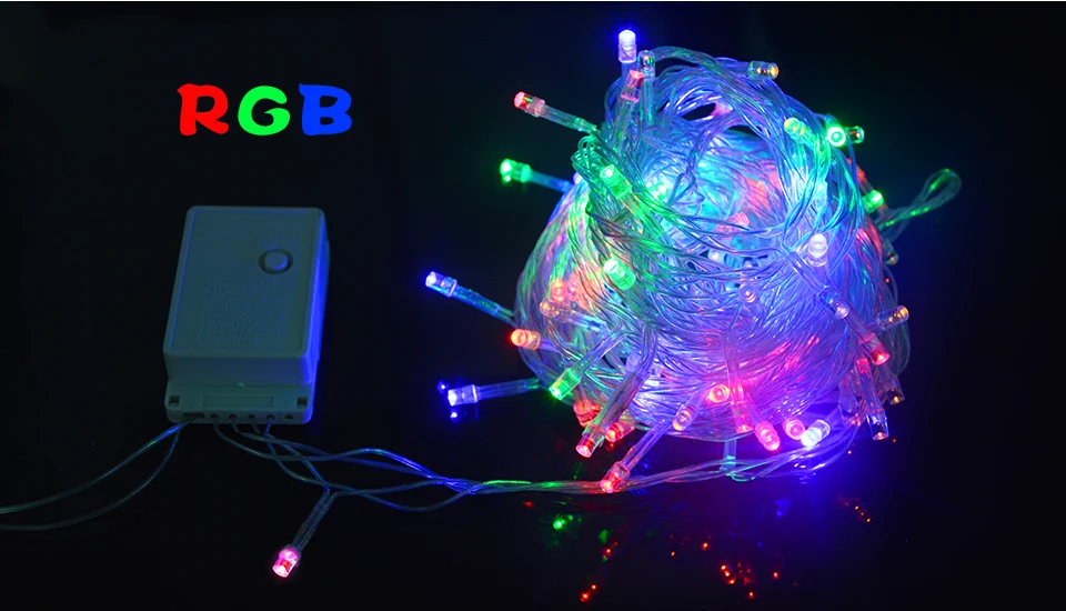 Starry Fairy LED String Lights 10M Christmas Garland Holiday Light for Wedding Decor Xmas LED Party Garden Stage Outdoor Lights