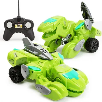 

RC Deformation Dinosaur LED Car Remote Control Transformer Car Toys Gifs for Kids Children