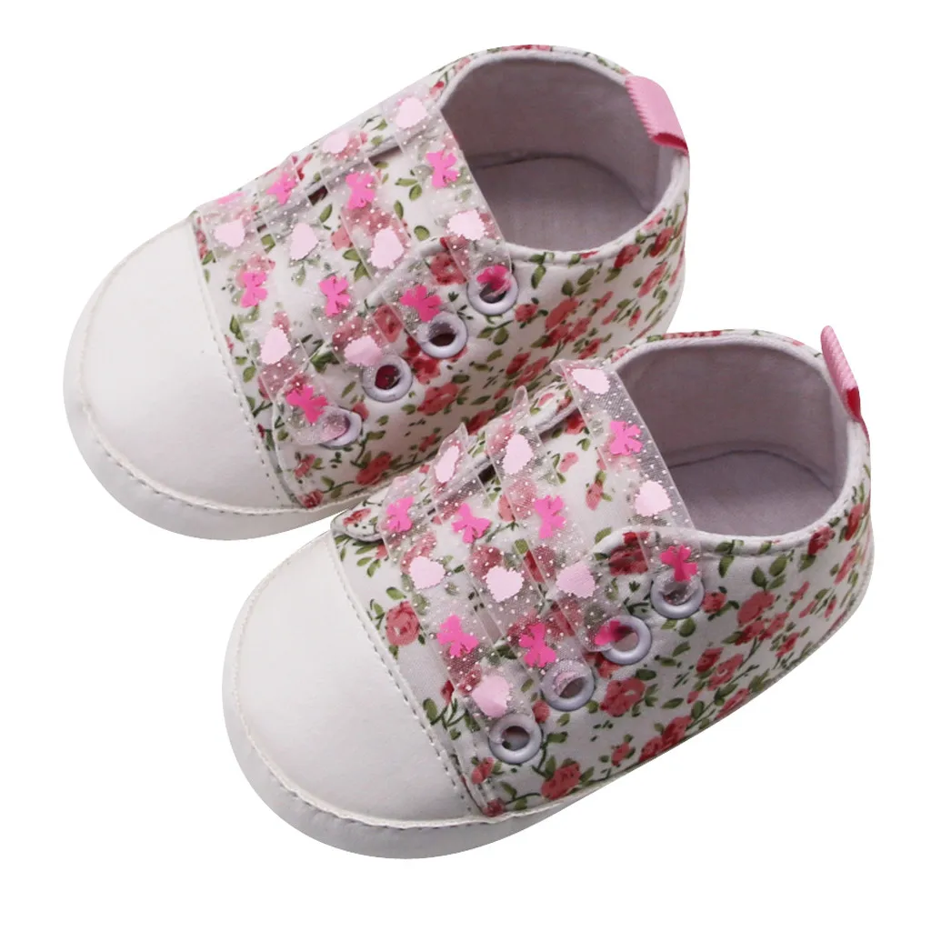 Кроссовки для новорожденных; обувь для маленьких девочек; Tenis Bebebs Infant Kawaii; вышитые детские ботинки; Zapatilla Deportivas; обувь для девочек