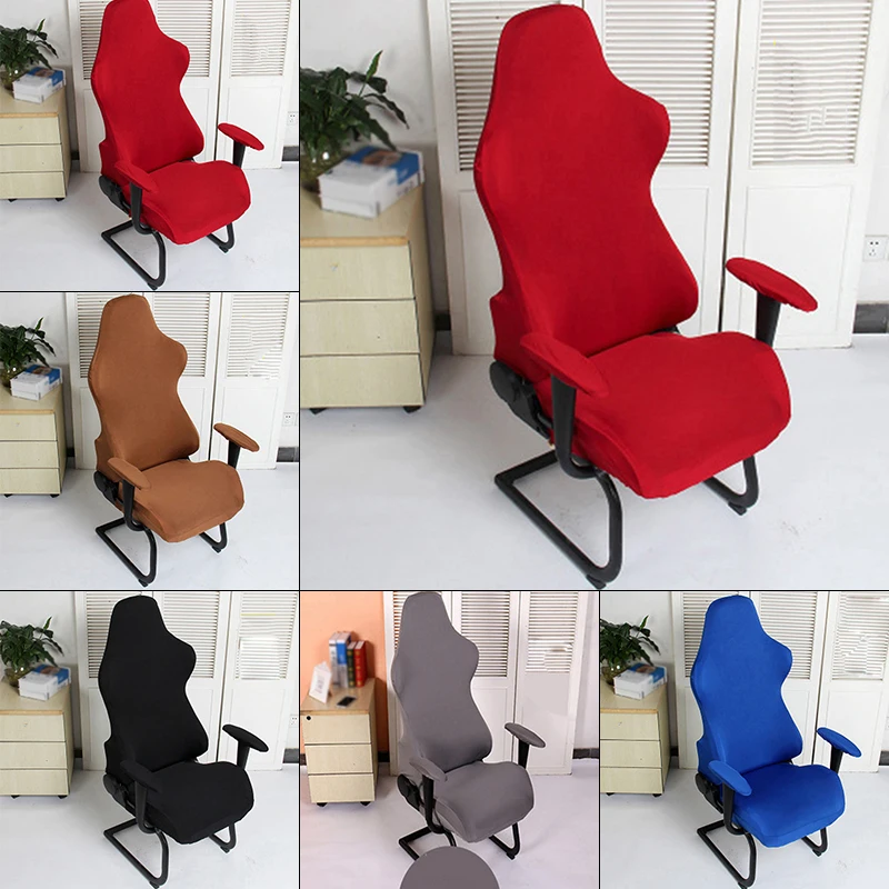 Chair Cover Set For Home Office Computer Armchair Seat Soft Covers Modern Color Perfect Decoration