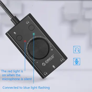 

Multifunction Driver Free External USB Sound Card for Desktop Laptop PC Portable Audio Stereo Sound Card Adapter