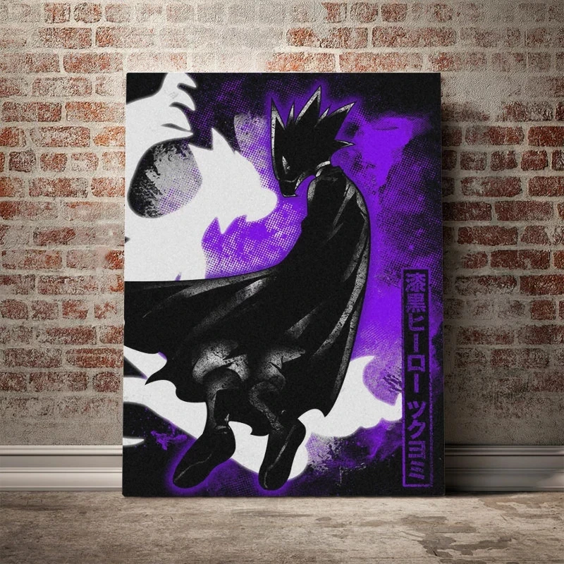 Canvas Printed Tokoyami Fumikage Wall Art Poster Anime Cool Painting Modern Home Decor Modular Pictures Frame For Living Room | Дом и сад