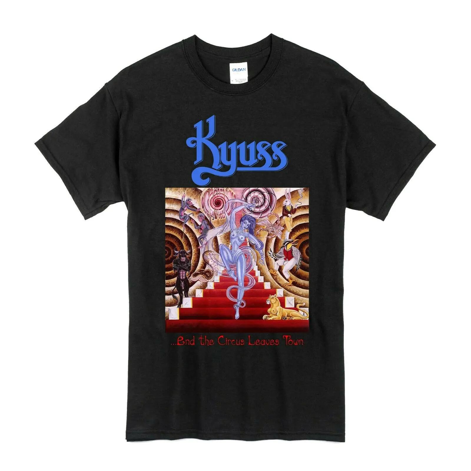 Новые популярные KYUSS - .. Классическая Футболка Gildan Sz M L | Мужская одежда