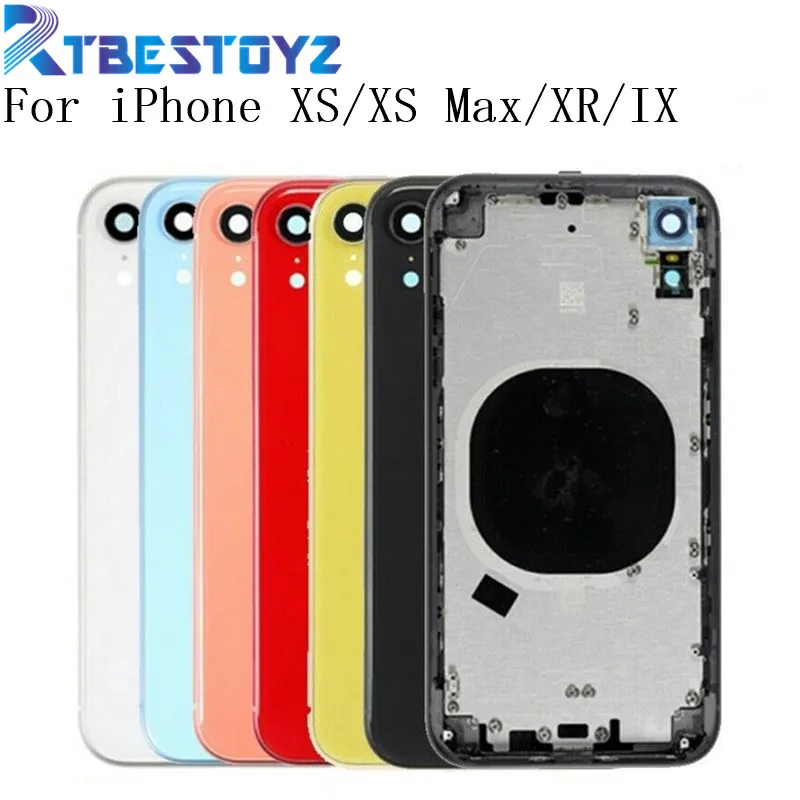 Чехол для аккумулятора XS XR iPhone / Max iX задняя крышка с металлическим шасси средняя